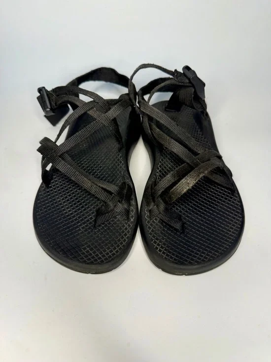 Chaco Women's Classic Black Outdoor Hiking Strappy Sandal Size 7 - Picture 4 of 12